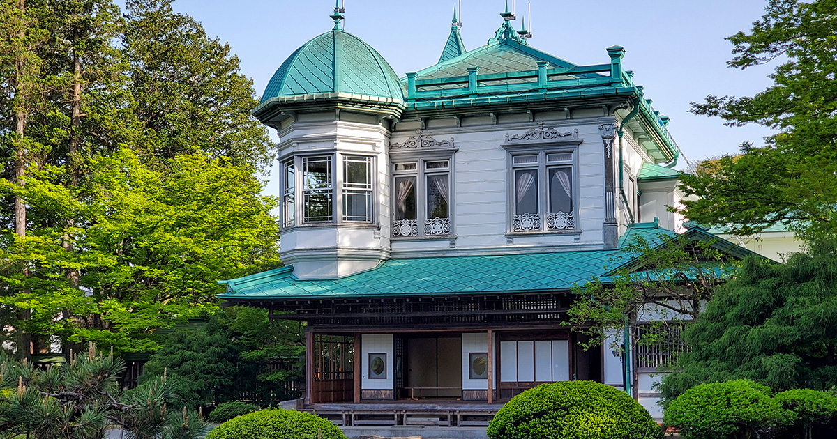 盛美園内にある盛美館