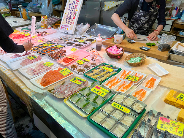 のっけ丼の具材